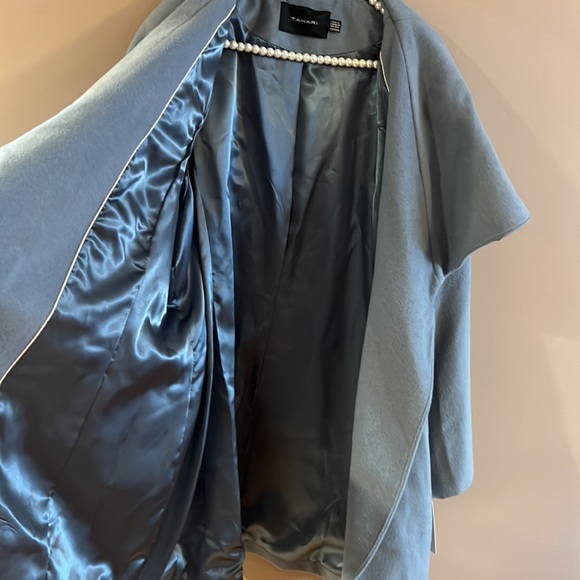 Tahari Wool Blend Wrap Coat - Picture 5 of 8